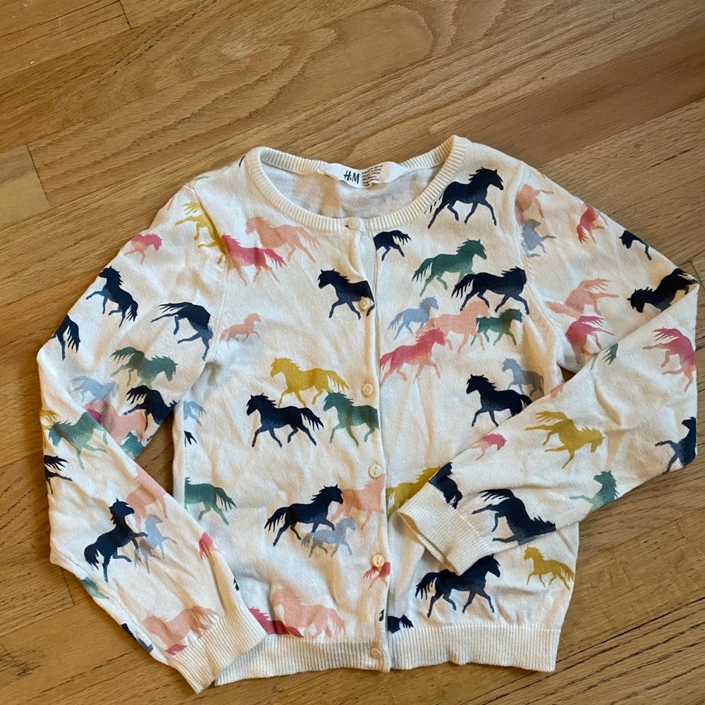 H&M Kids Horse Print Sweater - Multicolor